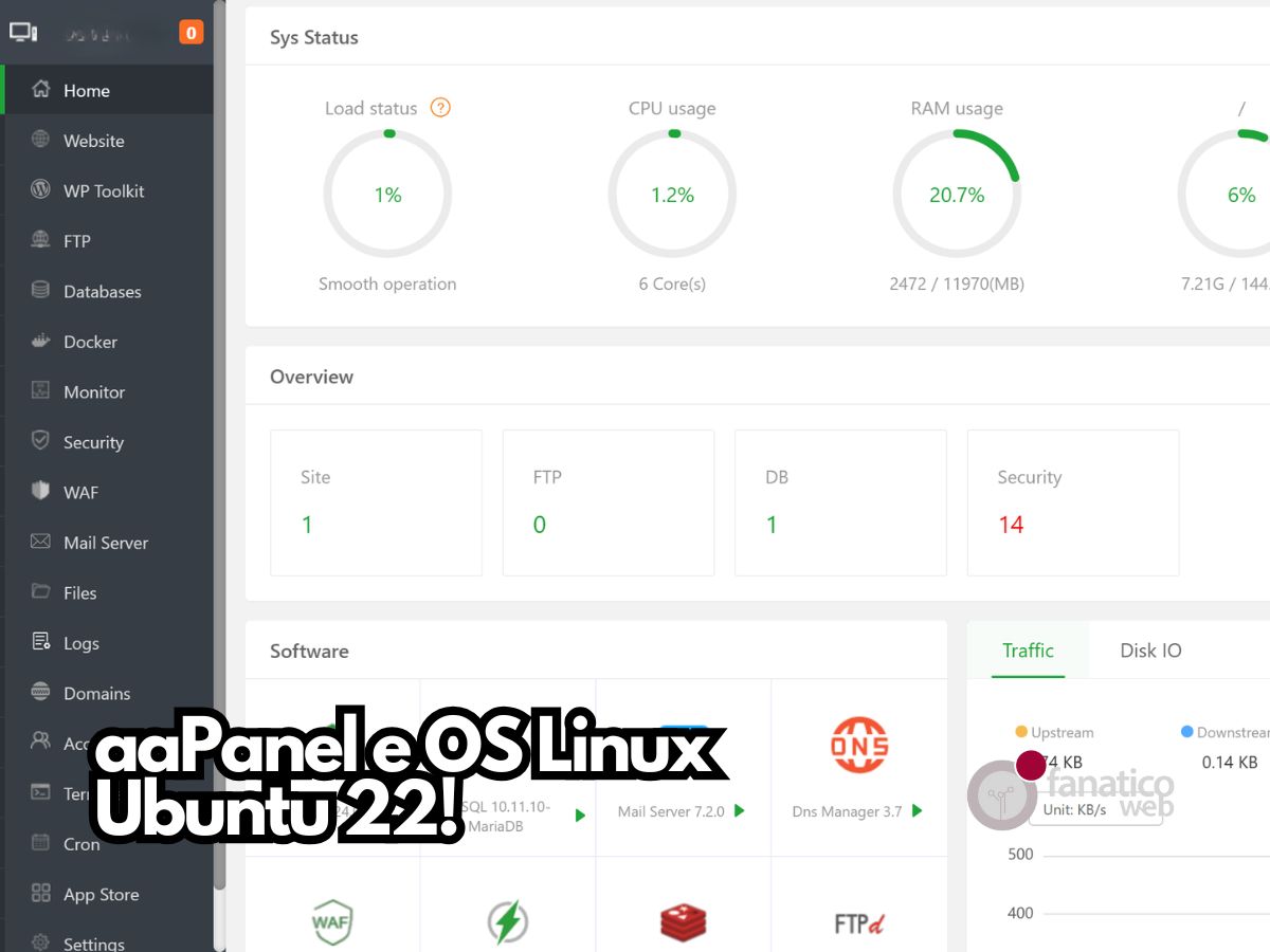 aaPanel su Ubuntu 22