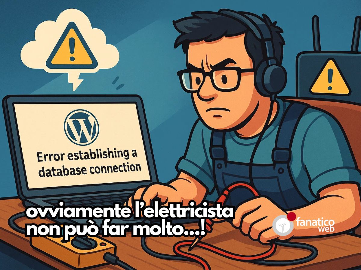 Come risolvere errore database WordPress