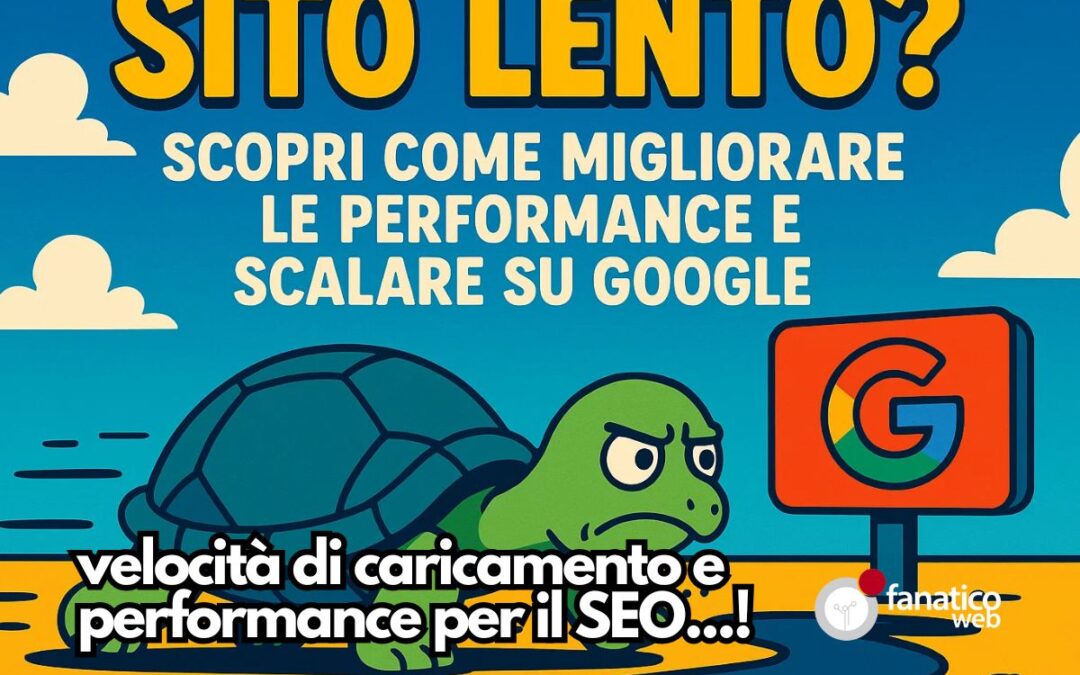 Sito lento? Scopri come migliorare le performance e scalare su Google