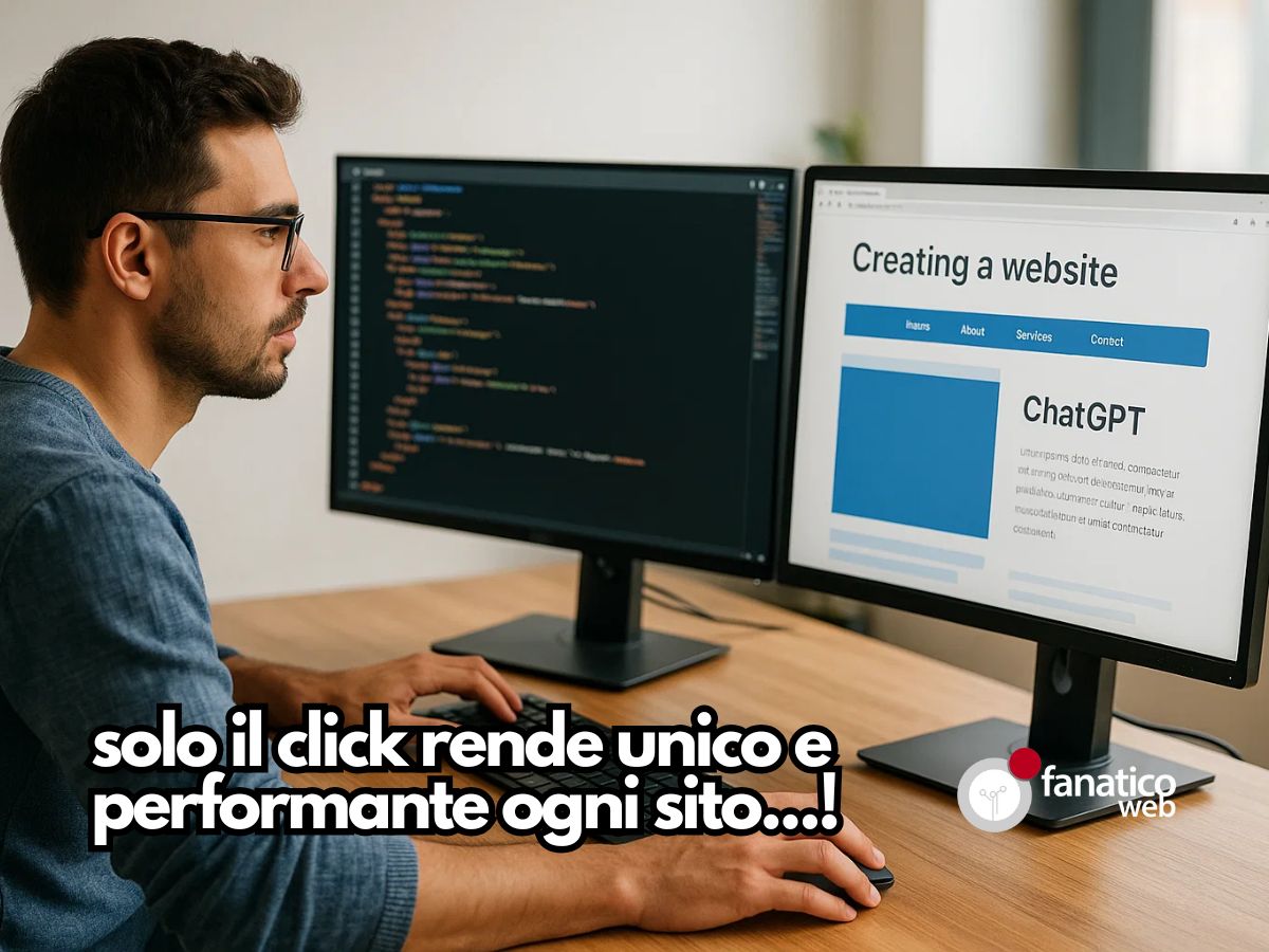Sito web con AI