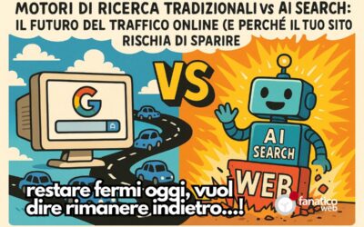 Motori di ricerca tradizionali vs AI Search: il futuro del traffico online (e perché il tuo sito rischia di sparire)