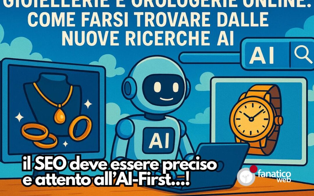 Gioiellerie e orologerie online: come farsi trovare dalle nuove ricerche AI