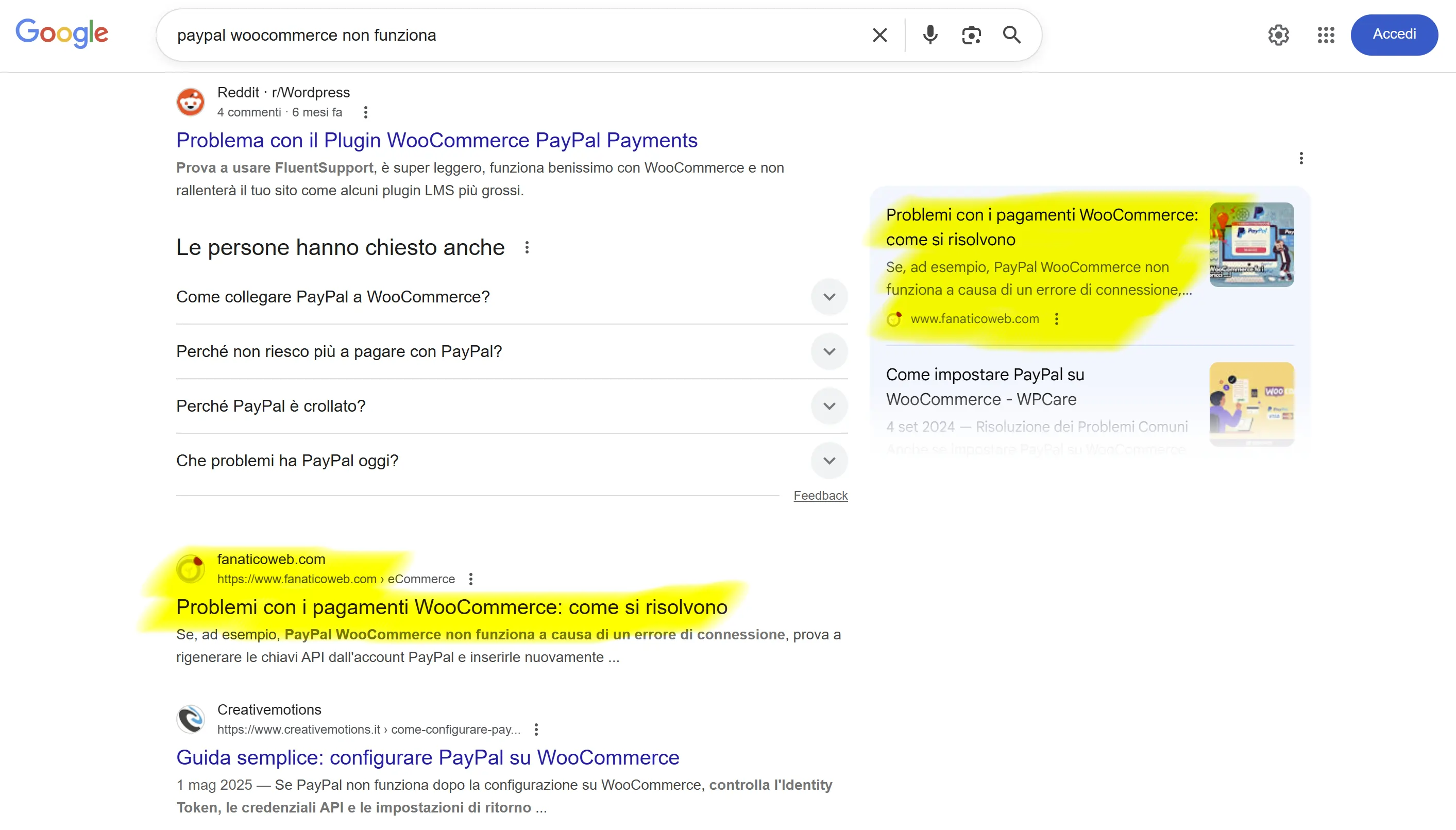Paypal Woocommerce non funziona