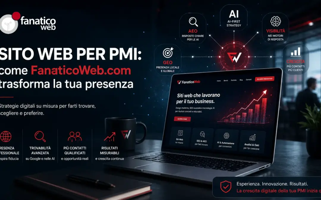 Sito web per PMI: come FanaticoWeb.com trasforma la tua presenza