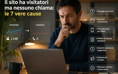 Il sito ha visitatori ma nessuno chiama: le 7 vere cause